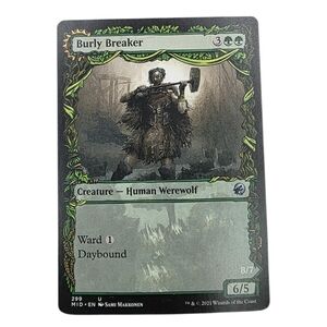 Magic: The Gathering Burly Breaker Trading Card - Green